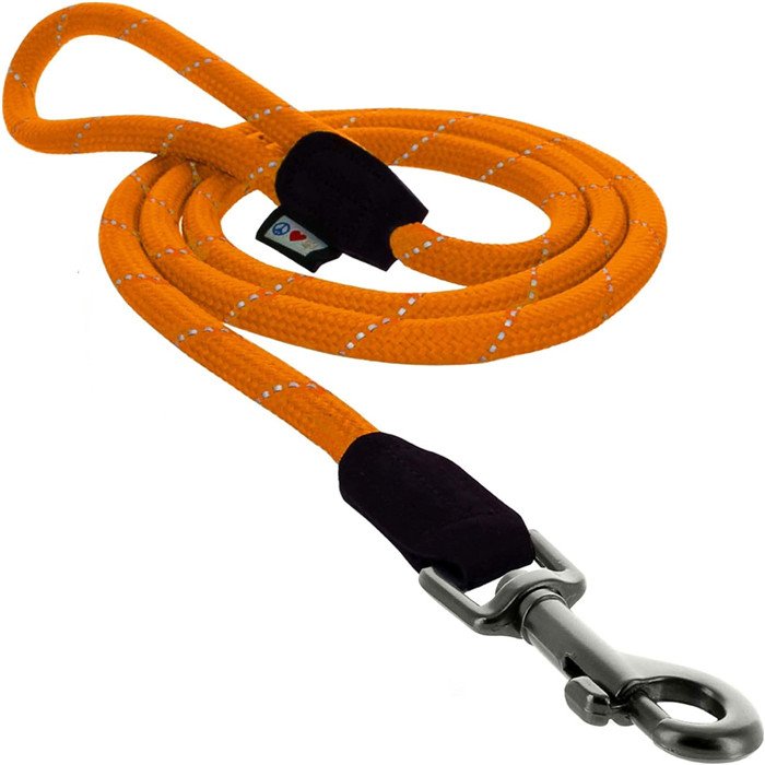 Durable Strong Paracord Dog Leash Padded Handle Mountain Climbing Harness Pet Puppy Training Slipknot Leash for Walking